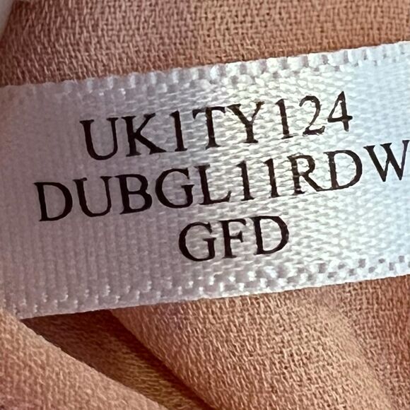 DKNY XL Peach Layered Open Sleeve Top - Picture 6 of 8